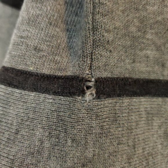 ELIZA J Dress Long Sleeve Colorblock Midi Size XL - Picture 5 of 5